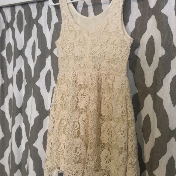 Thistle Pearl by Urban Outfitters Cream Lace Dress - Picture 3 of 4